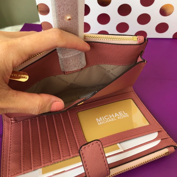 🌹Michael Kors Jet Set Travel Double Zipper Ballet - Picture 4 of 8